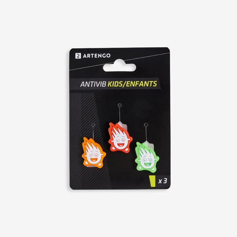 ANTIVIBRATEUR ARTENGO KIDS *3 Rouge Vert Orange 1 ANTIVIBRATEUR ARTENGO KIDS *3 Rouge Vert Orange