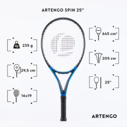 ARTENGO TR930 SPIN 25 JUNIOR -Arten Tennis Magasin artengo tr930 spin 25 junior 2