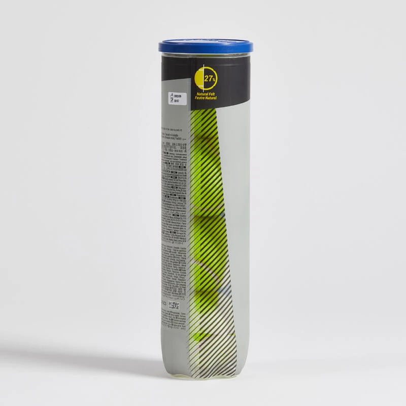 Balle De Tennis Polyvalente - ARTENGO Comfort * 4 Jaune Carton De 18 Tubes 5 Balle De Tennis Polyvalente - ARTENGO Comfort * 4 Jaune Carton De 18 Tubes – Image 5