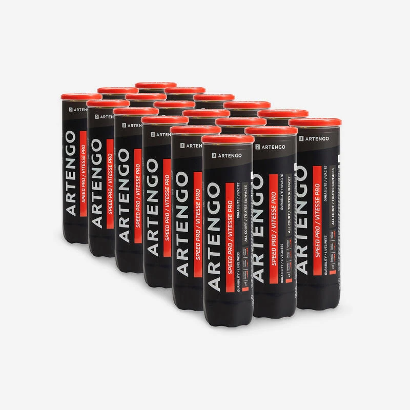 Artengo CARTON BALLES DE TENNIS TB SPEED PRO *18 TUBES DE 4 BALLES 1 Artengo CARTON BALLES DE TENNIS TB SPEED PRO *18 TUBES DE 4 BALLES
