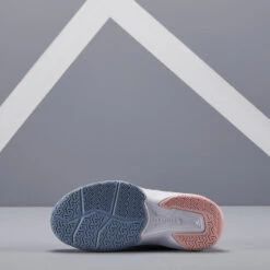 Artengo CHAUSSURE DE TENNIS ENFANT TS530 SCRATCH GRIS ROSE -Arten Tennis Magasin chaussure de tennis enfant ts530 scratch gris rose 3