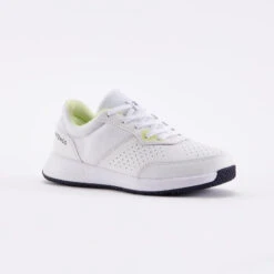 Artengo Chaussures De Tennis à Lacets Enfant - Essentiel Blanc Jaune -Arten Tennis Magasin chaussures de tennis a lacets enfant essentiel blanc jaune 2