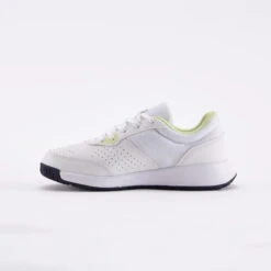 Artengo Chaussures De Tennis à Lacets Enfant - Essentiel Blanc Jaune -Arten Tennis Magasin chaussures de tennis a lacets enfant essentiel blanc jaune 7