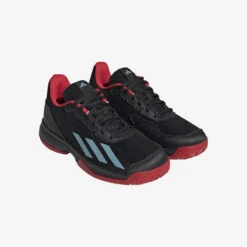ADIDAS CHAUSSURES DE TENNIS ENFANT COURTFLASH MULTICOURT NOIR -Arten Tennis Magasin chaussures de tennis enfant courtflash multicourt noir 2
