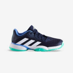 ADIDAS Chaussures De Tennis Enfant Multicourt - BARRICADE Bleu Blanc