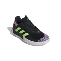 Chaussures De Tennis Homme Multicourt - Adidas SoleMatch Control Noir Viole Vert -Arten Tennis Magasin chaussures de tennis homme multicourt adidas solematch control noir viole vert 4