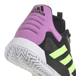 Chaussures De Tennis Homme Multicourt - Adidas SoleMatch Control Noir Viole Vert -Arten Tennis Magasin chaussures de tennis homme multicourt adidas solematch control noir viole vert 7