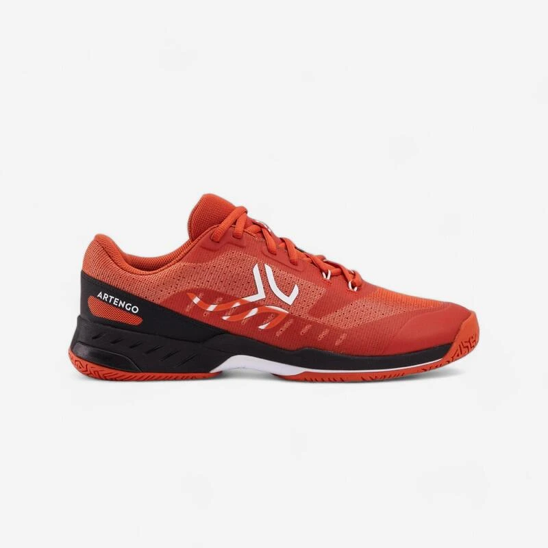 Chaussures De Tennis Homme Multicourt - Artengo FAST Rouge Terracotta Noir 1 Chaussures De Tennis Homme Multicourt - Artengo FAST Rouge Terracotta Noir