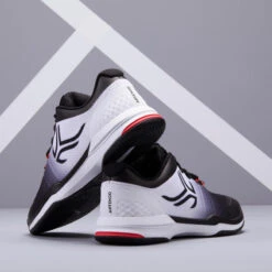 Artengo CHAUSSURES DE TENNIS HOMME TS590 NOIR BLANC MULTI COURT 14 Artengo CHAUSSURES DE TENNIS HOMME TS590 NOIR BLANC MULTI COURT -Arten Tennis Magasin chaussures de tennis homme ts590 noir blanc multi court 6