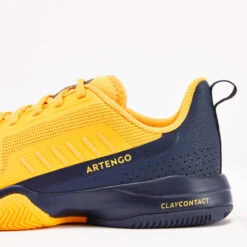 Artengo CHAUSSURES TENNIS ENFANT TERRE BATTUE - FAST CLAY JUNIOR LACET JAUNE -Arten Tennis Magasin chaussures tennis enfant terre battue fast clay junior lacet jaune 6