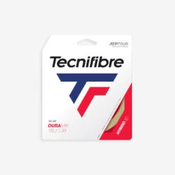 TECNIFIBRE CORDAGE DE TENNIS MULTIFILAMENTS POLYESTER DURAMIX 1.35mm NATUREL