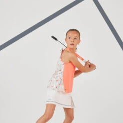 Artengo Débardeur De Tennis Fille - TTK900 Corail -Arten Tennis Magasin debardeur de tennis fille ttk900 corail 2