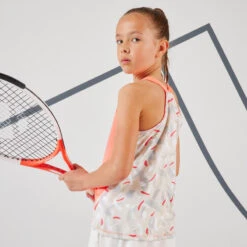 Artengo Débardeur De Tennis Fille - TTK900 Corail -Arten Tennis Magasin debardeur de tennis fille ttk900 corail 4