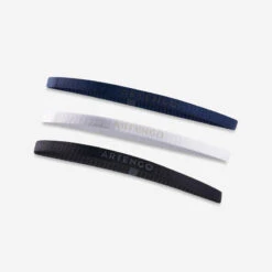Artengo ELASTIC BAND MAINTIEN CHEVEUX X3 NOIR BLANC MARINE