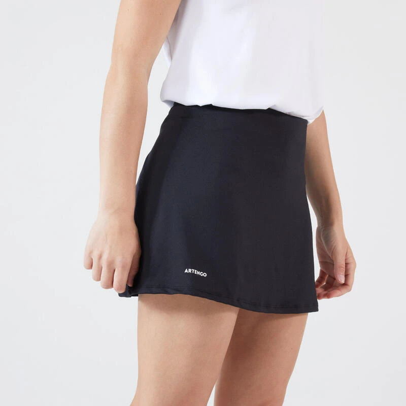 Artengo Jupe Tennis Dry Femme - Essentiel 100 Noir 1 Artengo Jupe Tennis Dry Femme - Essentiel 100 Noir