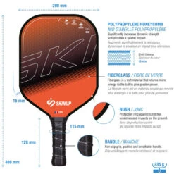 Lot 2 Raquettes Pickleball Smart & Fun, 2 Balles Et Housse -Arten Tennis Magasin lot 2 raquettes pickleball smart and fun 2 balles et housse 4