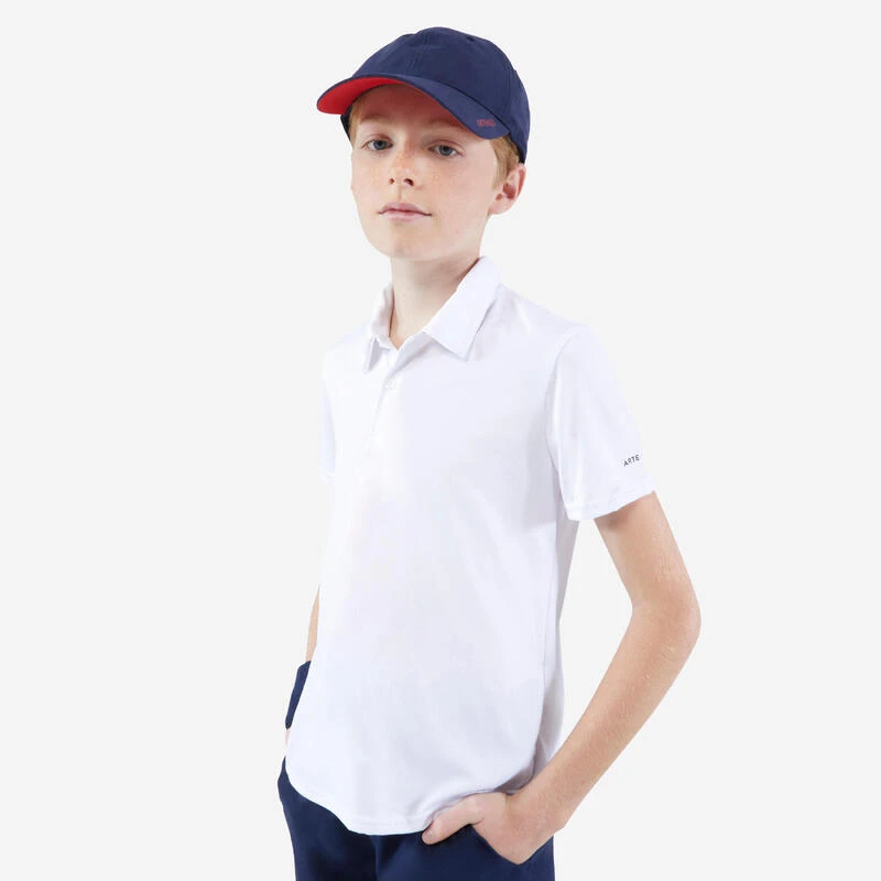 Artengo Polo De Tennis Enfant - TPO100 Blanc 2 Artengo Polo De Tennis Enfant - TPO100 Blanc – Image 2