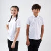 Artengo Polo De Tennis Enfant - TPO100 Blanc