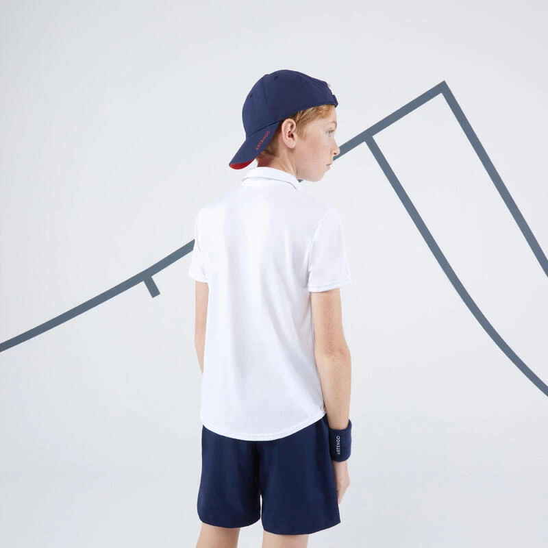 Artengo Polo De Tennis Enfant - TPO100 Blanc 6 Artengo Polo De Tennis Enfant - TPO100 Blanc – Image 6