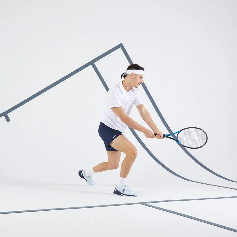 Artengo Polo De Tennis Manches Courtes Homme - Essential Blanc 2 Artengo Polo De Tennis Manches Courtes Homme - Essential Blanc – Image 2