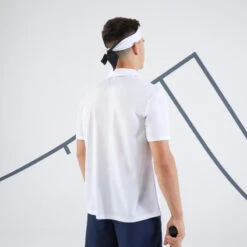 Artengo Polo De Tennis Manches Courtes Homme - Essential Blanc 9 Artengo Polo De Tennis Manches Courtes Homme - Essential Blanc -Arten Tennis Magasin polo de tennis manches courtes homme essential blanc 4