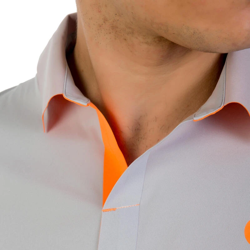 Artengo POLO HOMME 990 GRIS TENNIS BADMINTON PADEL PING PONG SQUASH 7 Artengo POLO HOMME 990 GRIS TENNIS BADMINTON PADEL PING PONG SQUASH – Image 7