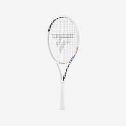RAQUETTE DE TENNIS ADULTE - TECNIFIBRE T-FIGHT 295 ISOFLEX BLANC NON CORDEE 295g