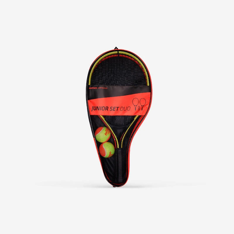 Artengo SET TENNIS JUNIOR DUO 2 RAQUETTES 2 BALLES 1 HOUSSE 1 Artengo SET TENNIS JUNIOR DUO 2 RAQUETTES 2 BALLES 1 HOUSSE