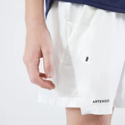 Artengo Short De Tennis Garçon - Dry - Blanc Cassé 7 Artengo Short De Tennis Garçon - Dry - Blanc Cassé -Arten Tennis Magasin short de tennis garcon dry blanc casse 2