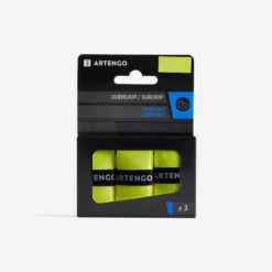 Artengo SURGRIP DE TENNIS CONFORT JAUNE LOT DE 3