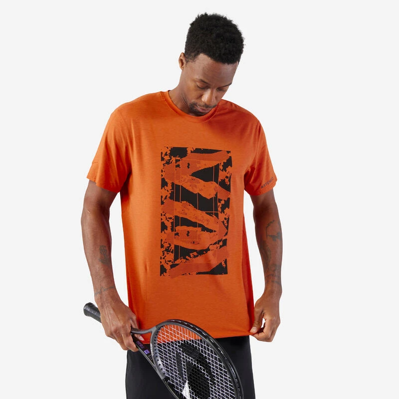 Artengo T-Shirt De Tennis Homme - Soft Terracota 1 Artengo T-Shirt De Tennis Homme - Soft Terracota