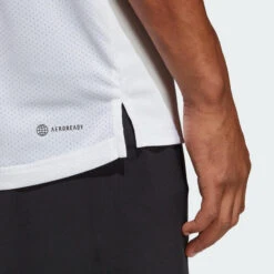 T-SHIRT TENNIS MANCHES COURTES HOMME - ADIDAS CLUB TEE BLANC -Arten Tennis Magasin t shirt tennis manches courtes homme adidas club tee blanc 4