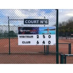 Tableau De Score Manuel - GRAND MODELE -Arten Tennis Magasin tableau de score manuel grand modele 5