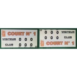 Tableau De Score Manuel - GRAND MODELE RECTO-VERSO -Arten Tennis Magasin tableau de score manuel grand modele recto verso 2