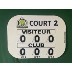Tableau De Score Manuel - Modèle CLIPTEC -Arten Tennis Magasin tableau de score manuel modele cliptec 4