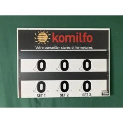 Tableau De Score Manuel - Modèle COMPACT -Arten Tennis Magasin tableau de score manuel modele compact 5