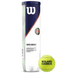 Tube De 4 Balles De Tennis Wilson Roland Garros Toutes Surfaces