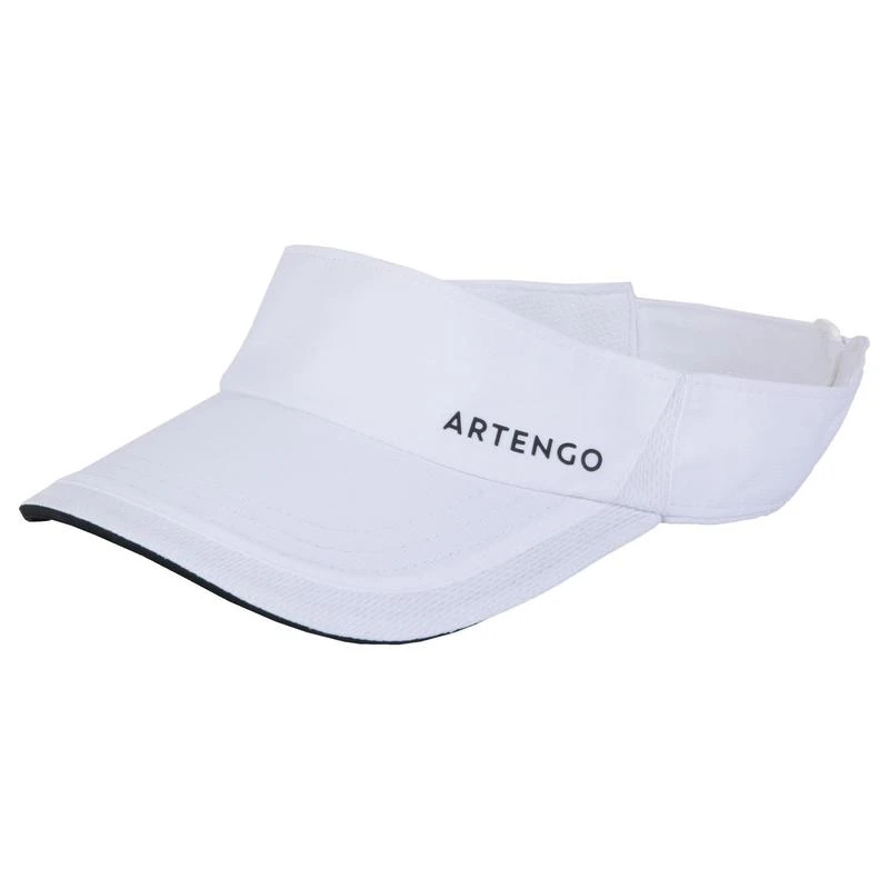 VISIERE DE TENNIS ARTENGO TV 100 BLANC T56 1 VISIERE DE TENNIS ARTENGO TV 100 BLANC T56