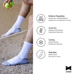 Xtreme Chaussettes De Tennis Et De Padel 6 Paires Multicolore Blanc -Arten Tennis Magasin xtreme chaussettes de tennis et de padel 6 paires multicolore blanc 3